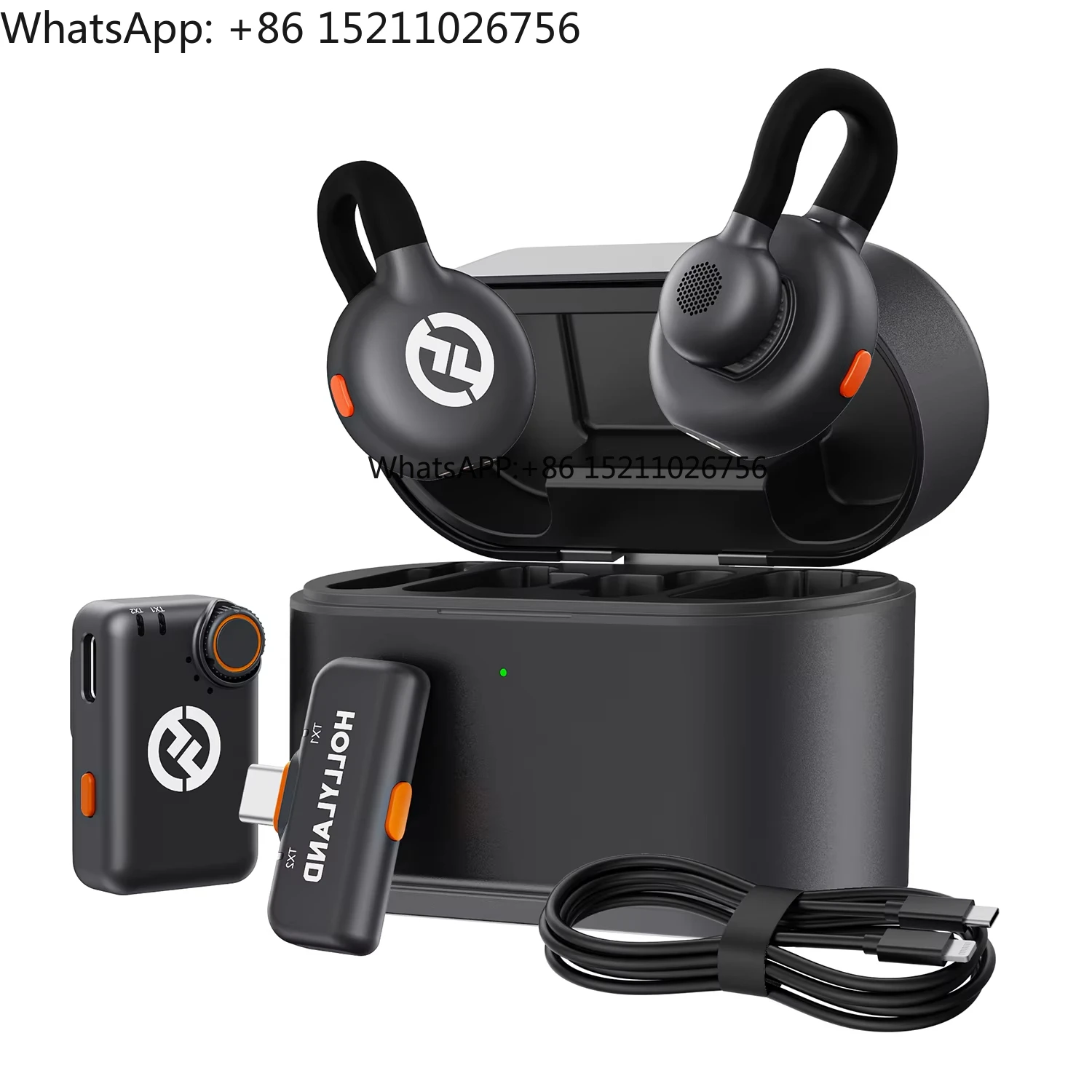 

- Lark M2S Wireless Microphone for iPhone Camera Android PC Noise Cancellation Microphone for Photography Vlog Interview