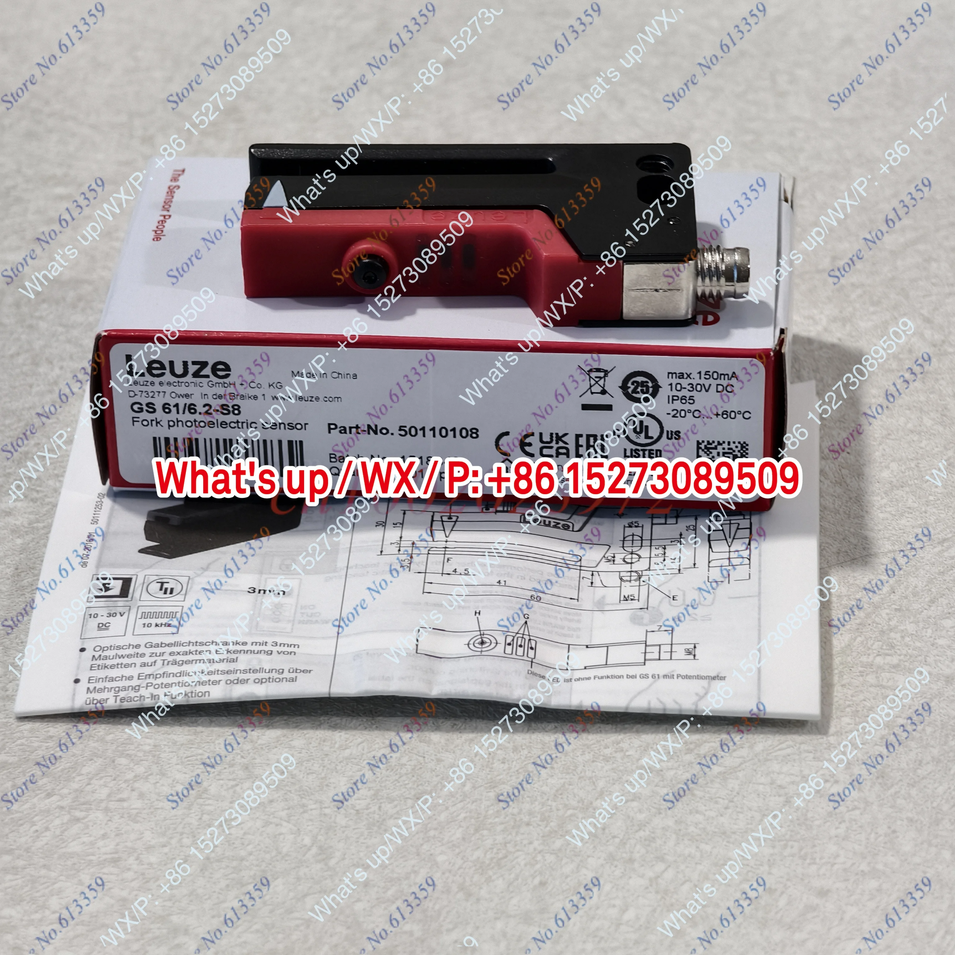New Original Color Code Sensors GS 61/6.2-S8 50110108