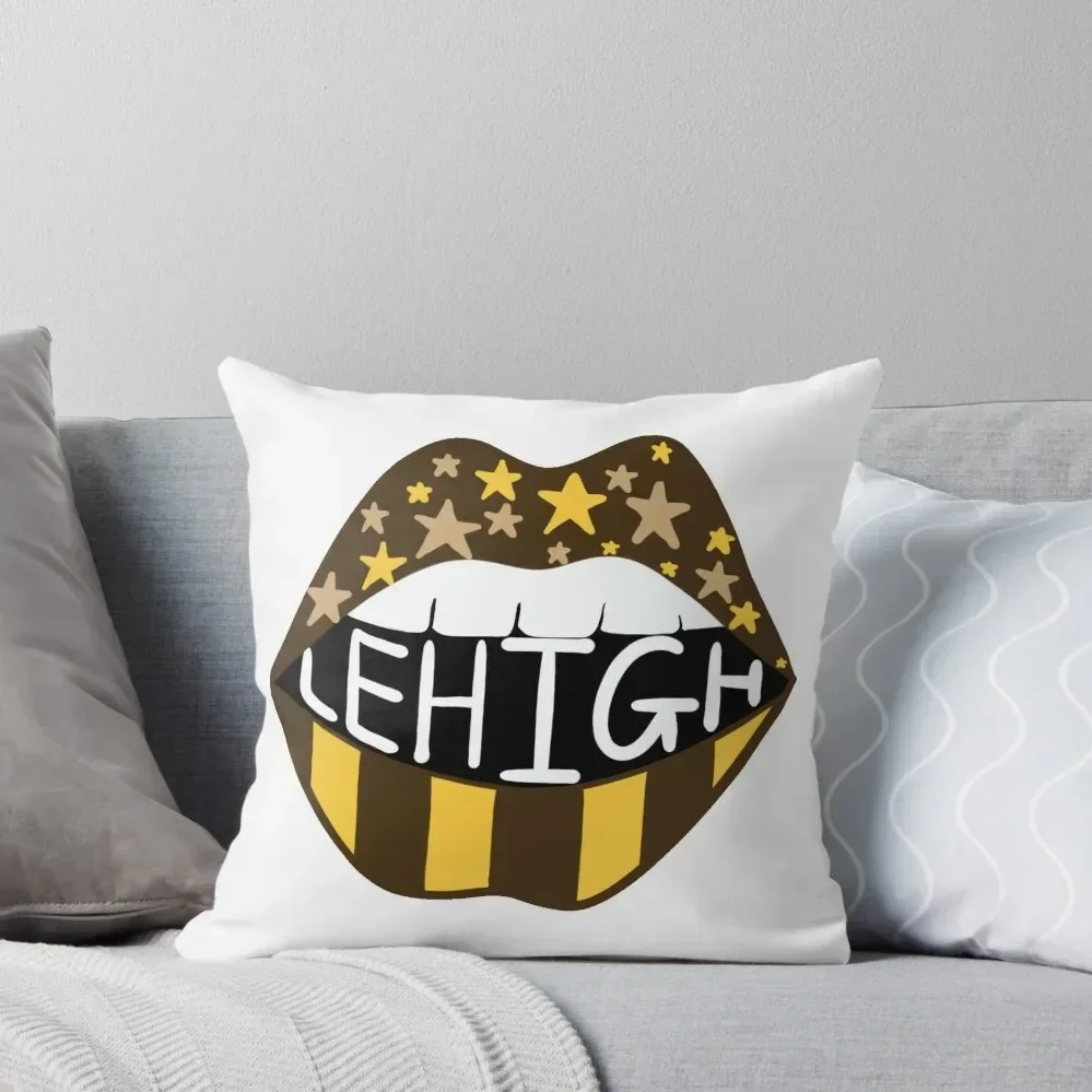 Lehigh University Sticker Throw Pillow Pillowcases Pillowcase luxury home accessories Couch Cushions pillow