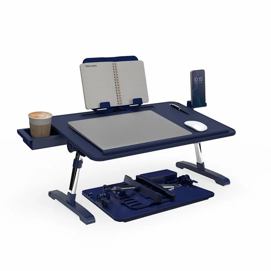 

Портативная рабочая станция TotalDesk Navy с регулировкой высоты и наклона, подставка для ноутбука для дома и офиса