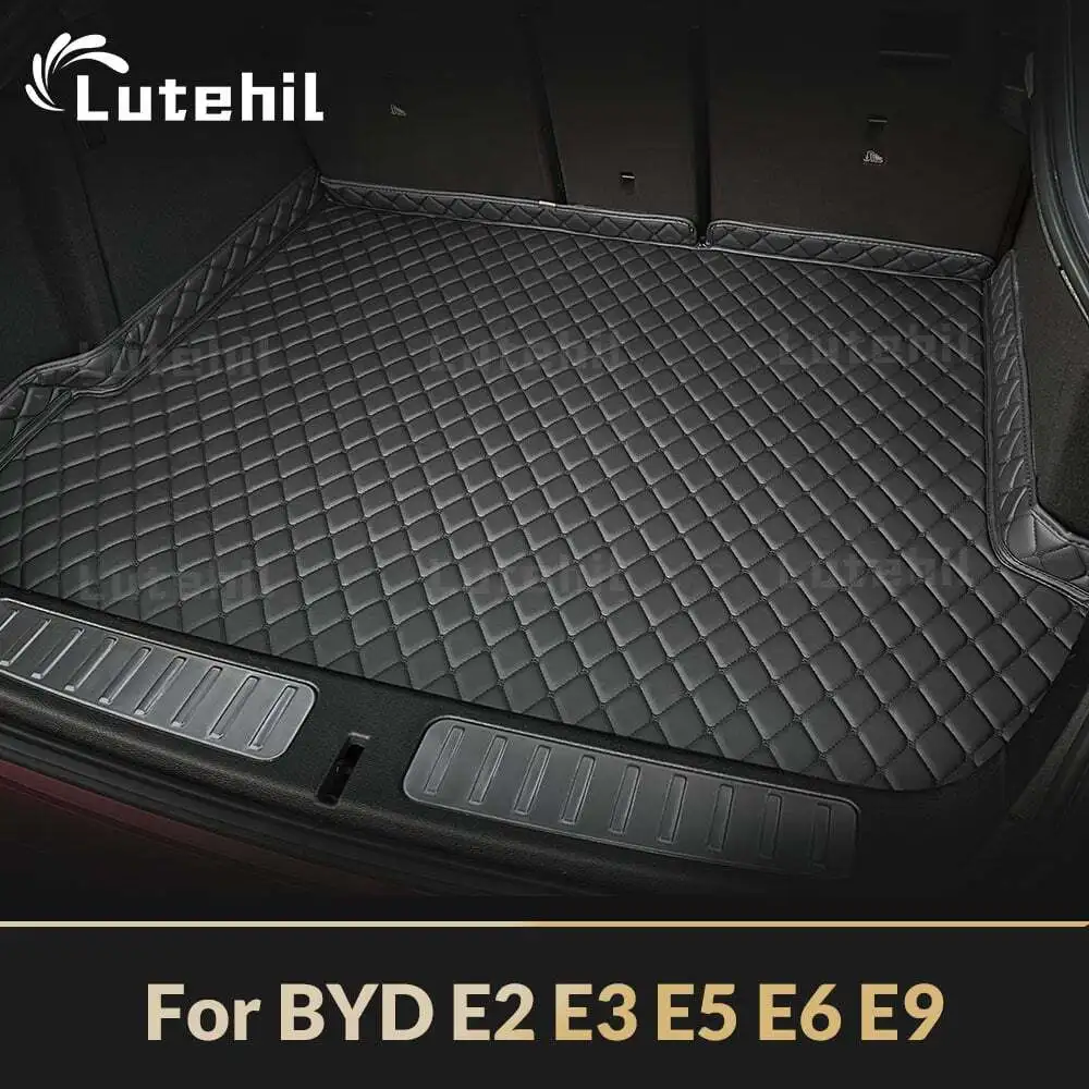 

For BYD E2 E3 E5 E6 E9 Custom Car Trunk Mat Anti-dirty Pad Protective Pad Cargo Liner Auto Interior Accessories