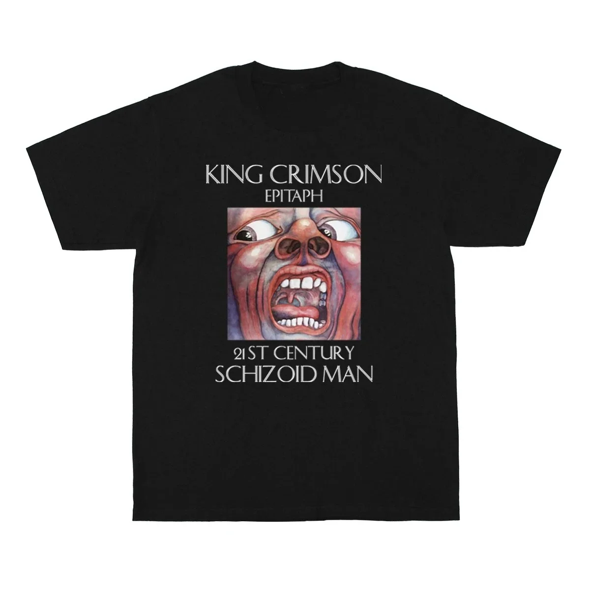 King Crimson T-shirt Prog Rock Experimental Rush Genesis Yes Women's Clothing Short Sleeve Summer T-shirt Fashion Y2K Top Kawaii