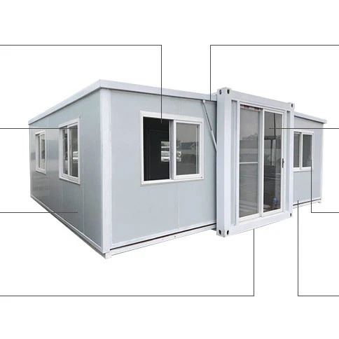 Prefab Folding Foldable Portable Mobile 20ft 40ft Expandable Modular Homes 40 Foot Solar Container House