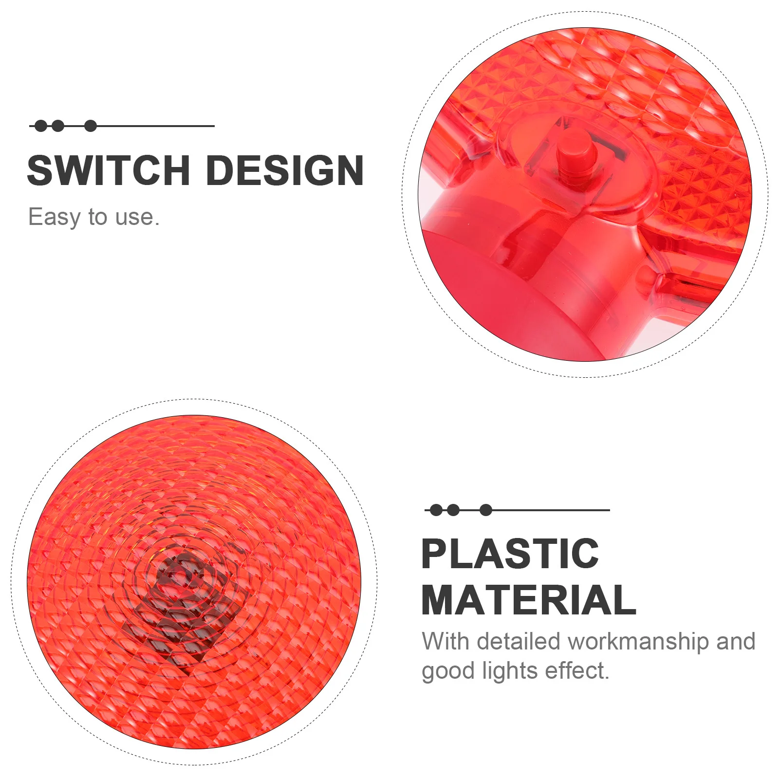 Led الطريق تحذير ضوء المتراس مصباح السلامة مقاوم للماء دائم في الهواء الطلق ضوء وامض في حالات الطوارئ للسلامة المرورية #4