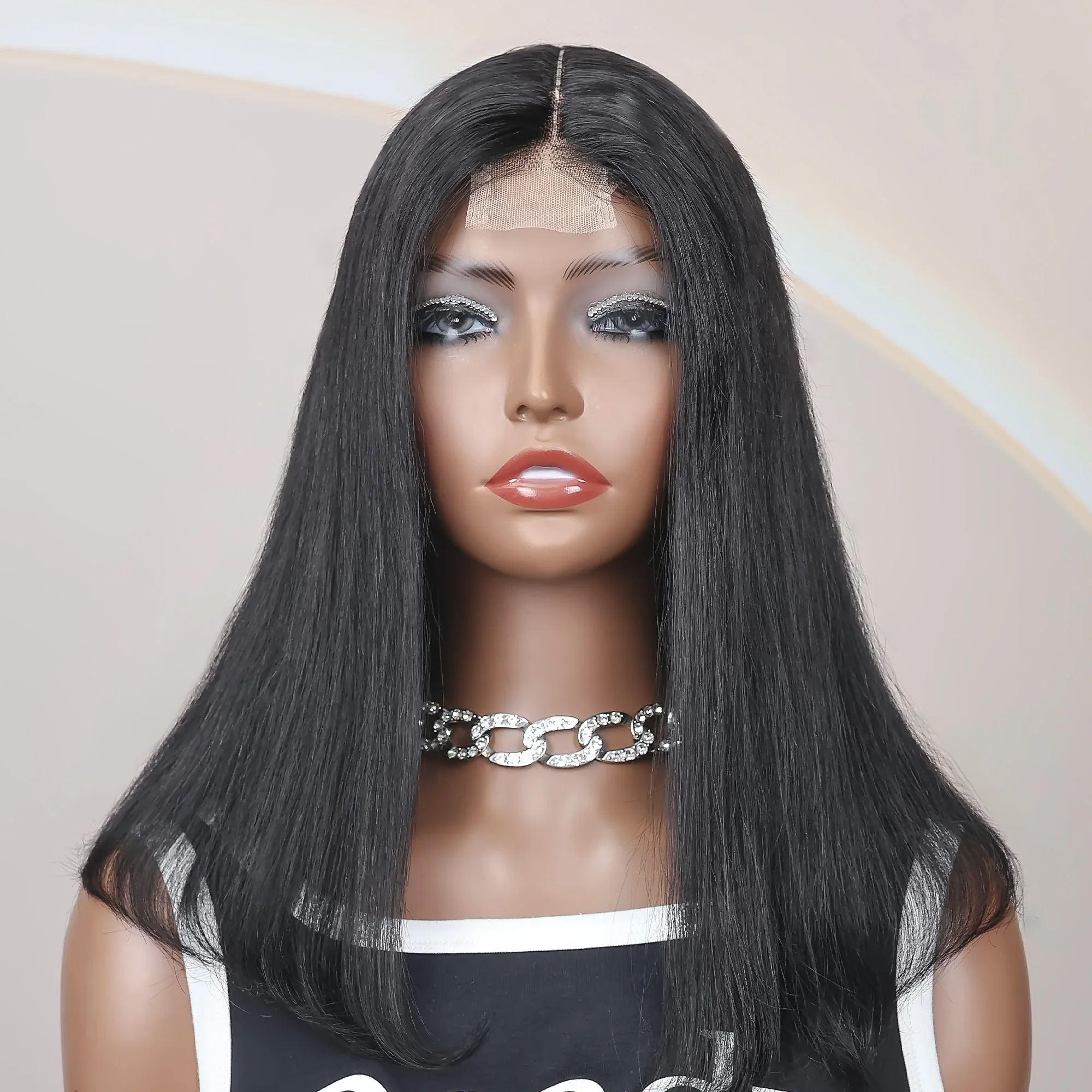 

2x6 Straight Lace Frontal Bob Wig 8-16 Inches Pre Plucked 100% Real Human Hair Wigs Brazilian Remy Bone Straight Bob Super Sale