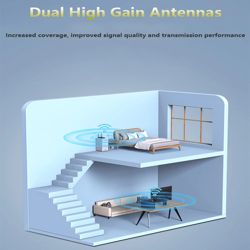 AX1800M Dual Band 2.4G 5GHz WiFi 6 adaptor untuk PC Laptop pengontrol Tablet 1800Mbps USB WIFI 6 adaptor kartu jaringan nirkabel