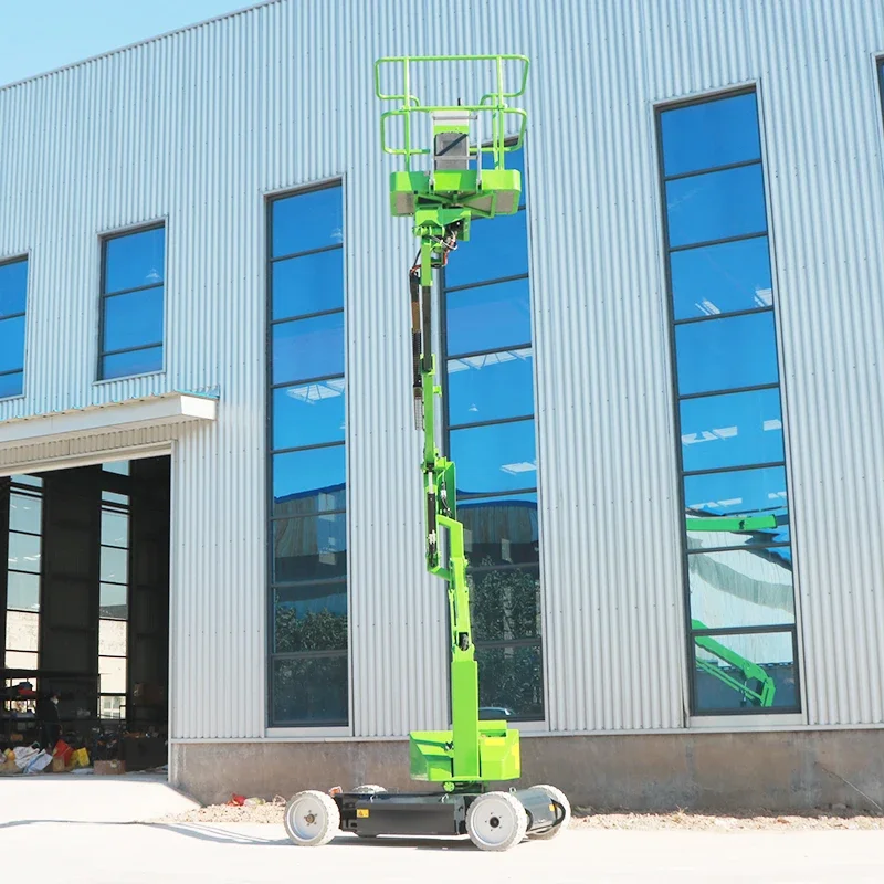 Venda quente Hidráulico Articulado Boom Lift Mobile Spider Lifter Manivela Braço Boom Lift Plataforma de Elevador de Trabalho Aéreo