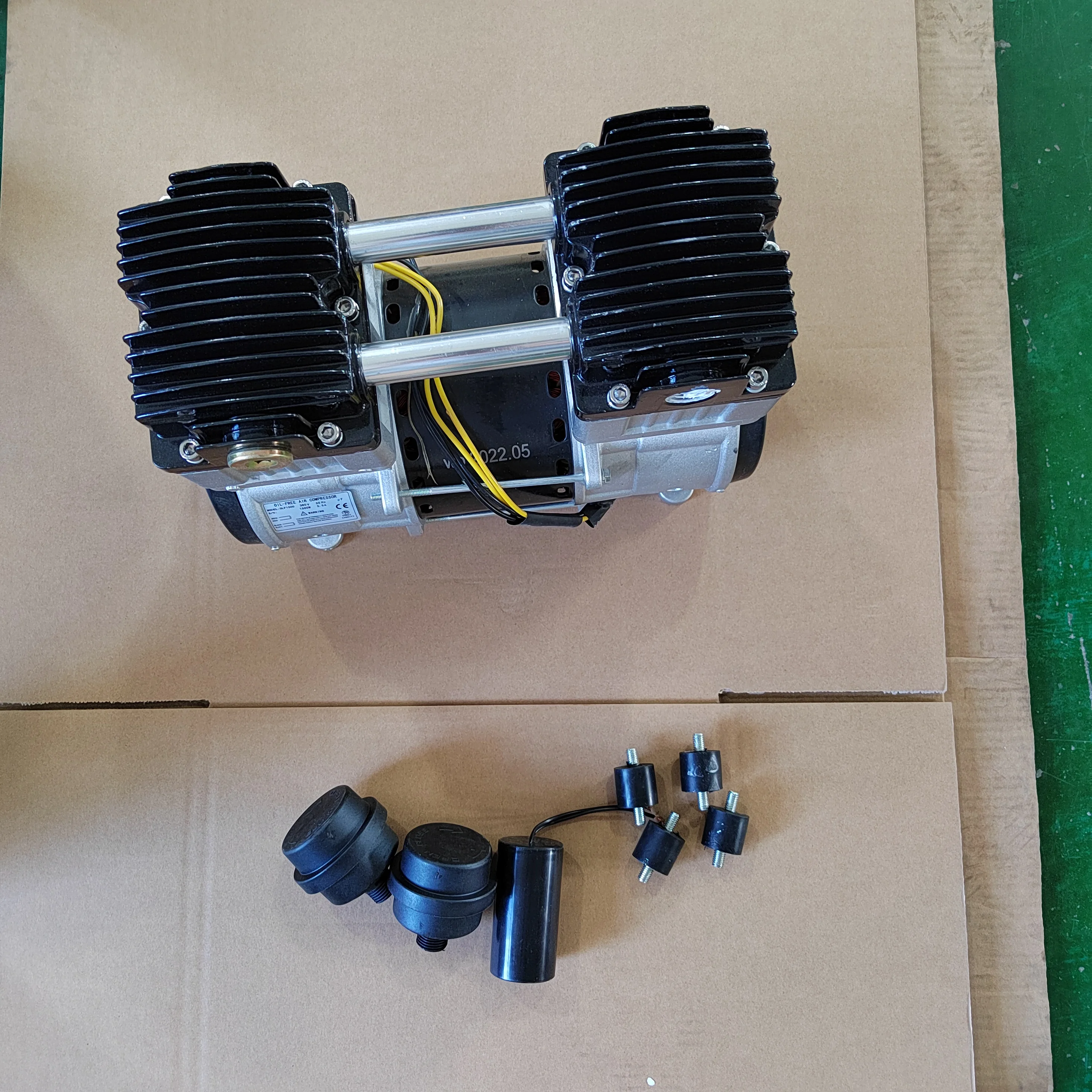 120V 220V 50hz Pump Head Air Compressor 3hp 2.2kw Engine Oil Free Air Compressor Pump Machines Air Pump Cylinder 47mm - view 6