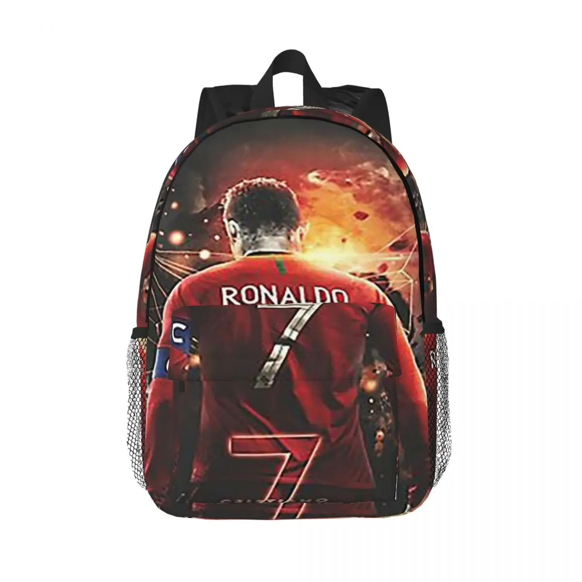 CR7 Cristiano Ronaldo Backpacks Boys Girls Bookbag Casual Children School Bags Laptop Rucksack Shoulder Bag Large Capacity