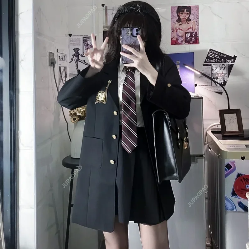 Giacca blazer nera Giacca da donna monopetto con ricamo alla moda di alta qualità Giacca da donna casual da ufficio formale