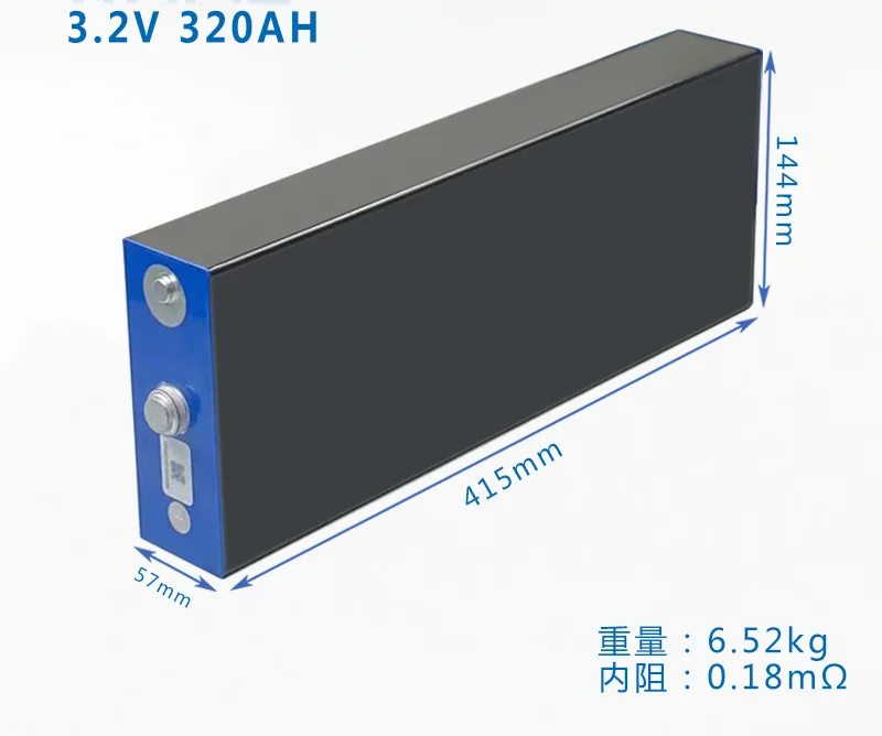 for 3.2V 320AH Lithium Ion Battery Power Storage LFP 3.2V 320AH at 3C discharge Official Quality Certified