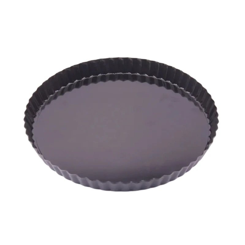 Tart Pans Removable Bottom Nonstick Quiches Pans Fluted Side Round Bakings Pans Tray