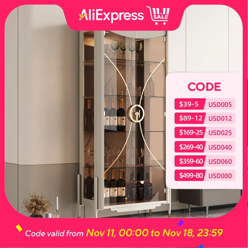 

Drinks Storage Display Cabinet Large Organizers Nordic Luxury Living Room Cabinets Apartments Szafki Do Salonu Furniture Home