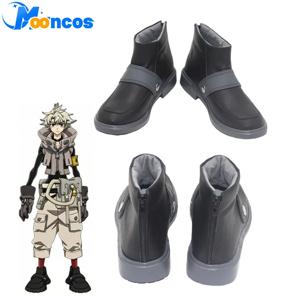 Rudo Scarpe Cosplay Stivali Anime GACHIAKUTA Accessorio per costume per uomo Calzature per giochi di ruolo per adulti Festa di carnevale di Halloween Realizzato su misura