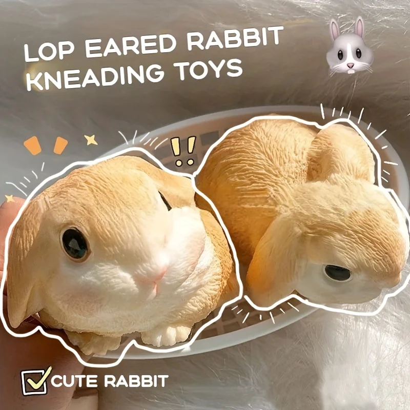 كبير الأرنب طابا اسفنجي ألعاب متململة أرنب لينة ضغط ألعاب حسية للأطفال مع التوحد تململ هدايا عيد ميلاد هدايا الحفلات