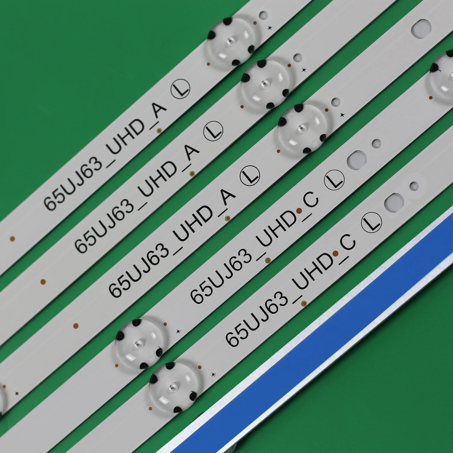 شريط إضاءة خلفي LED 65UJ630Y-TA 65UJ634V-ZD NC650DGEAAFX7 EAV63673007 65UJ630Y 65UJ6300-UA 65UJ5500-UA 65UJ634V-TD EAV64054301