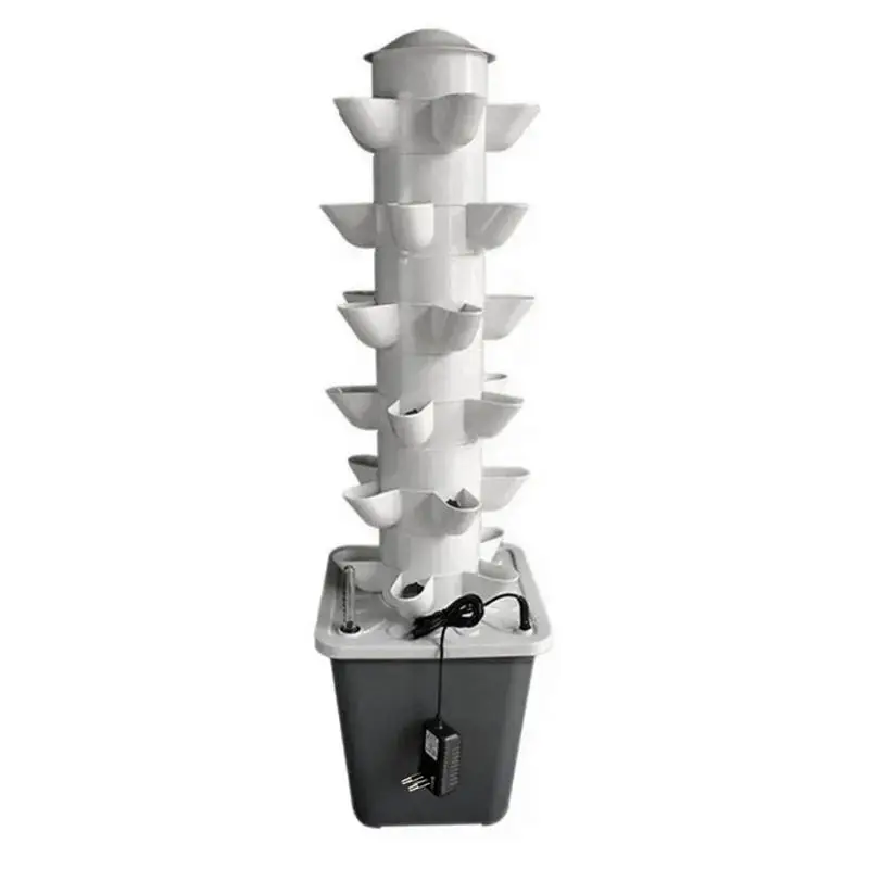 ABIY Vertical Garden Planter, For Hydroponic Tower, 30 Pots Growing System For Hydroponic Gardening Lovers EU Plug