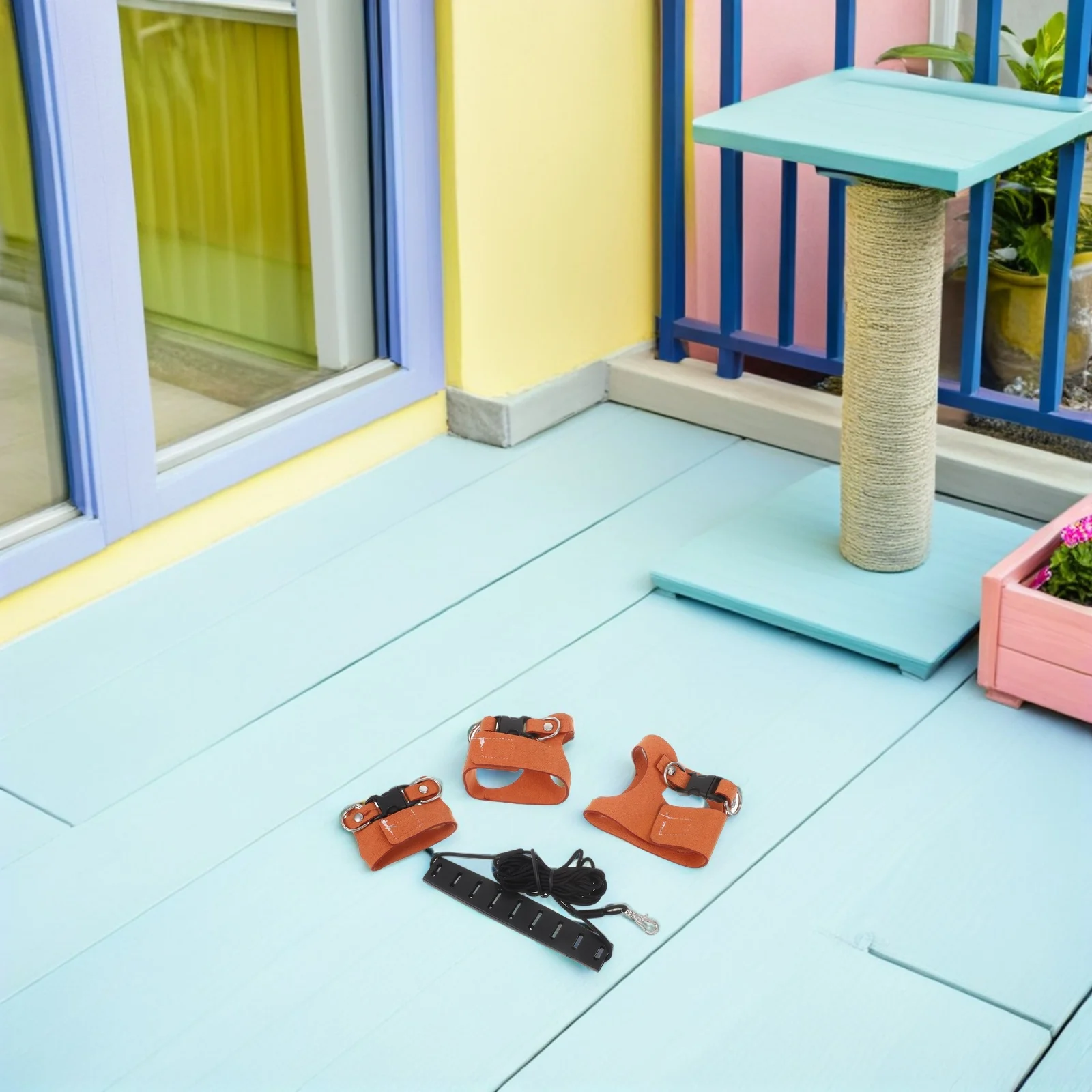 

Squirrel Leash Harness Set Adjustable Pet Vest Harness For Small Animals Durable Pu Traction Rope For Hamster Ferret