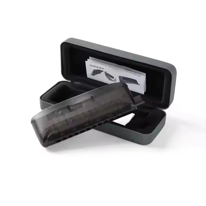 12-hole Chromatic Harmonica with Detachable Full-stage Playing Mechanism - Professional Grade Harmonica