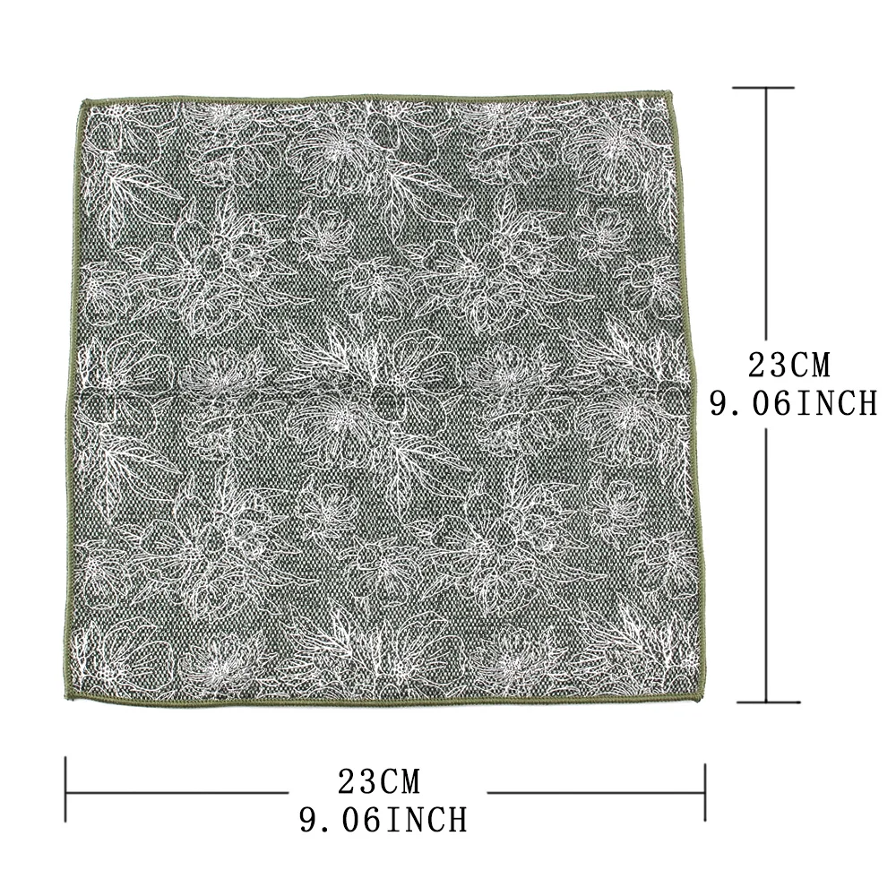 Serviette de poitrine florale carrée de poche pour hommes, mouchoirs pour messieurs, nouveaux olympiques, cadeaux