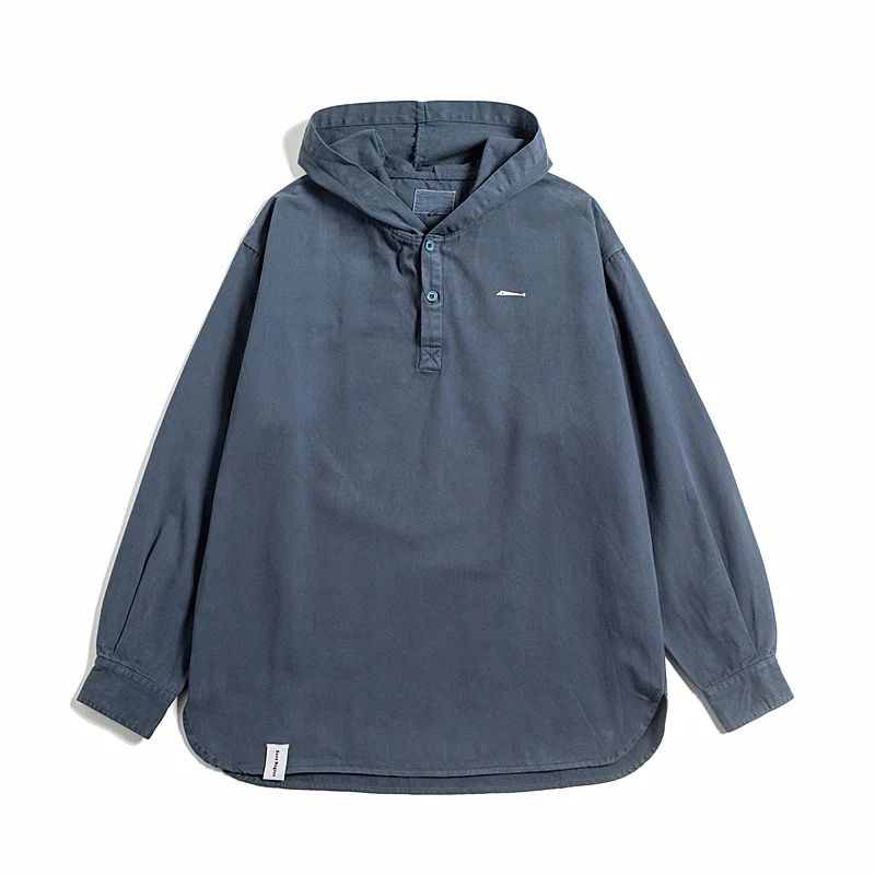 

Мужская толстовка-худи из плотного хлопка с принтом, свободного кроя, для повседневной носки