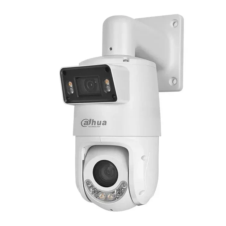 Kamera Panoramic & PTZ Jaringan TiOC Starlight Active Deterrence 8MP+4MP 10x IR 70M SDT3E410-8P-MB-A-PV1