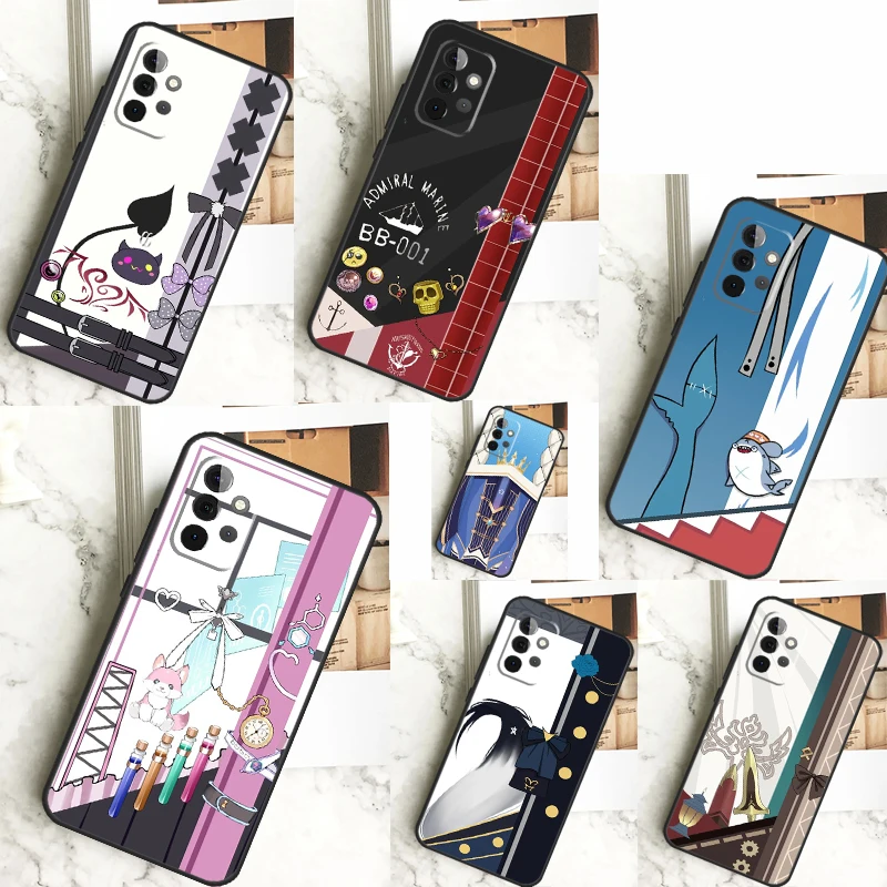 Hololive Case For Samsung Galaxy A55 A35 A15 A14 A34 A54 A73 A53 A33 A23 A13 A12 A32 A52 A51 Cover