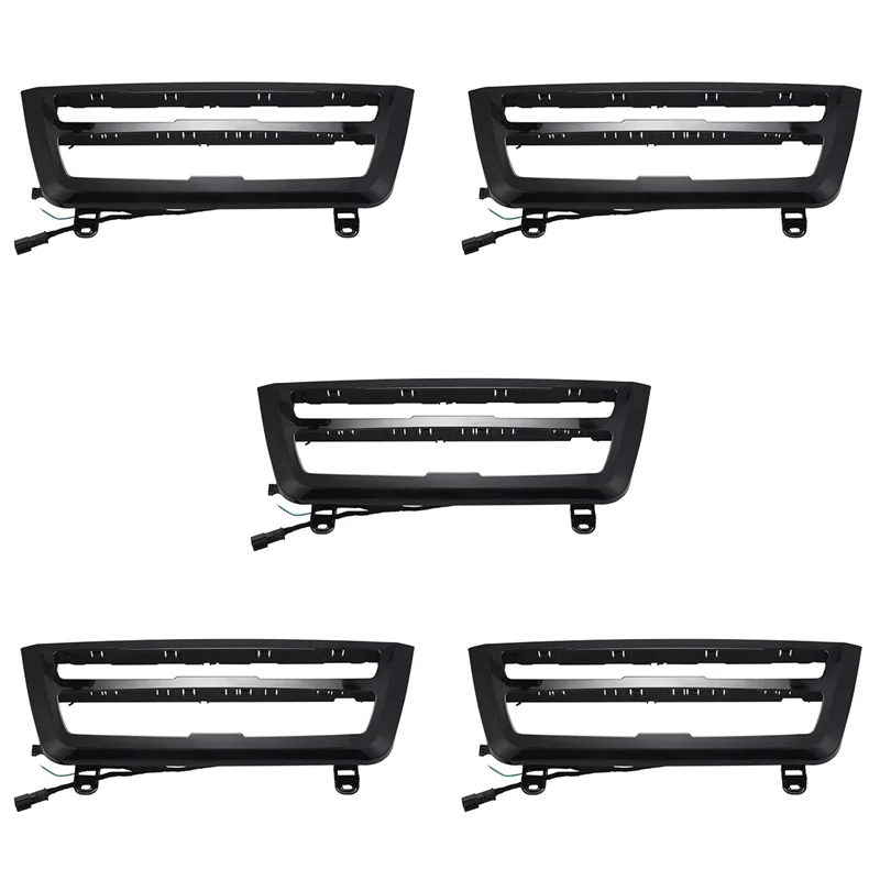 

5X for 3 Series F30 Lci Radio Trim Led Dashboard Center Console Ac Panel Light