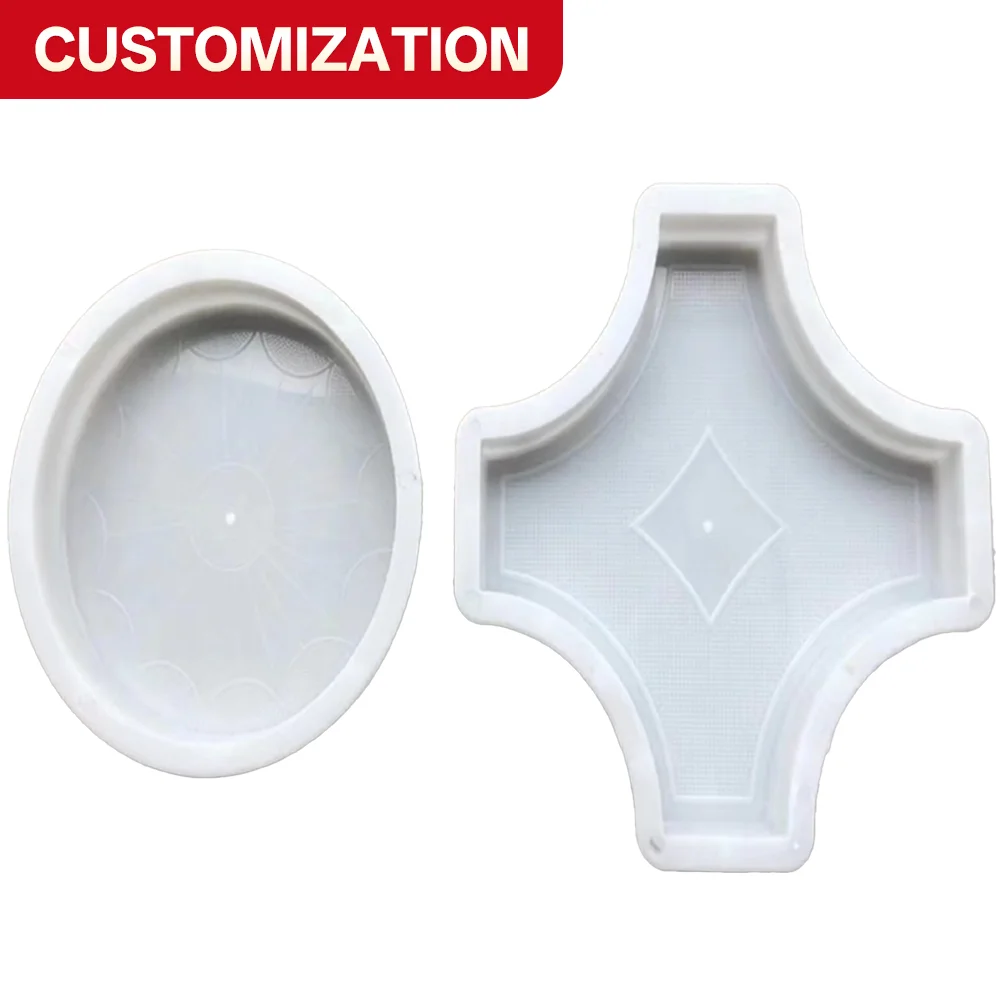 

oem Открытый дорожный тротуар Пластиковый пол Кирпичная плитка Цементная бетонная форма Цементная форма для пола Напольная плитка для двора и сада с тиснением p