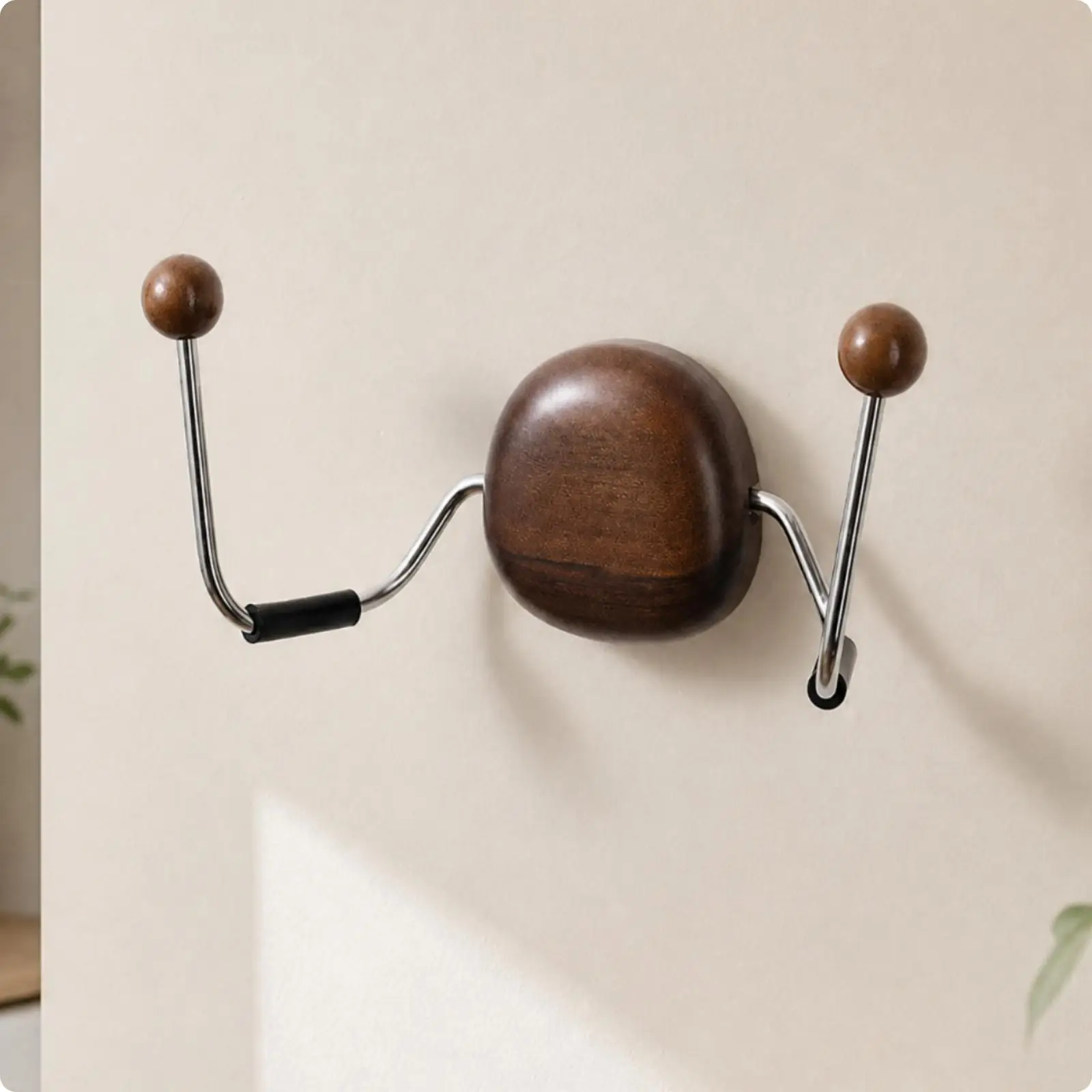 Wall Mounted Weighing Scale Storage Bracket No Drill Adhesive Free for Tight Areas Wood Steel ABS Durable Holder