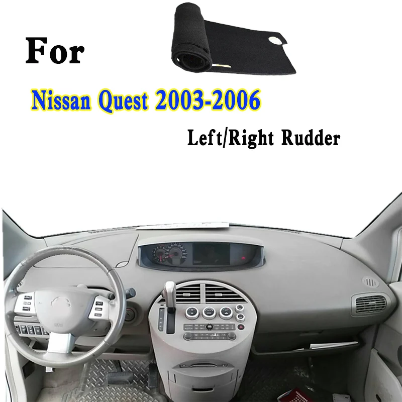 

For 2003-2006 Nissan Quest 800k V42 Car-Styling Dashmat Dashboard Cover Instrument Panel Insulation Protective Pad Ornaments