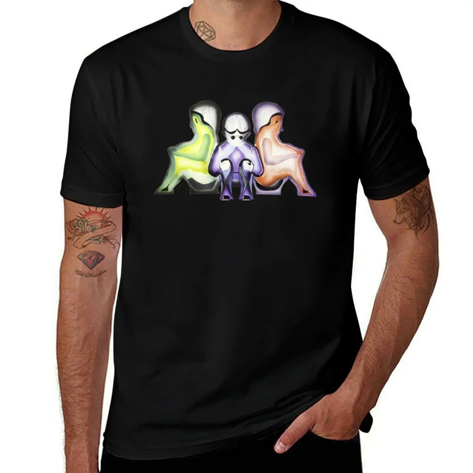 

Giant - Three friends T-Shirt customs design your own quick-drying T-shirts oversize graphic t shirts plus size men clothing