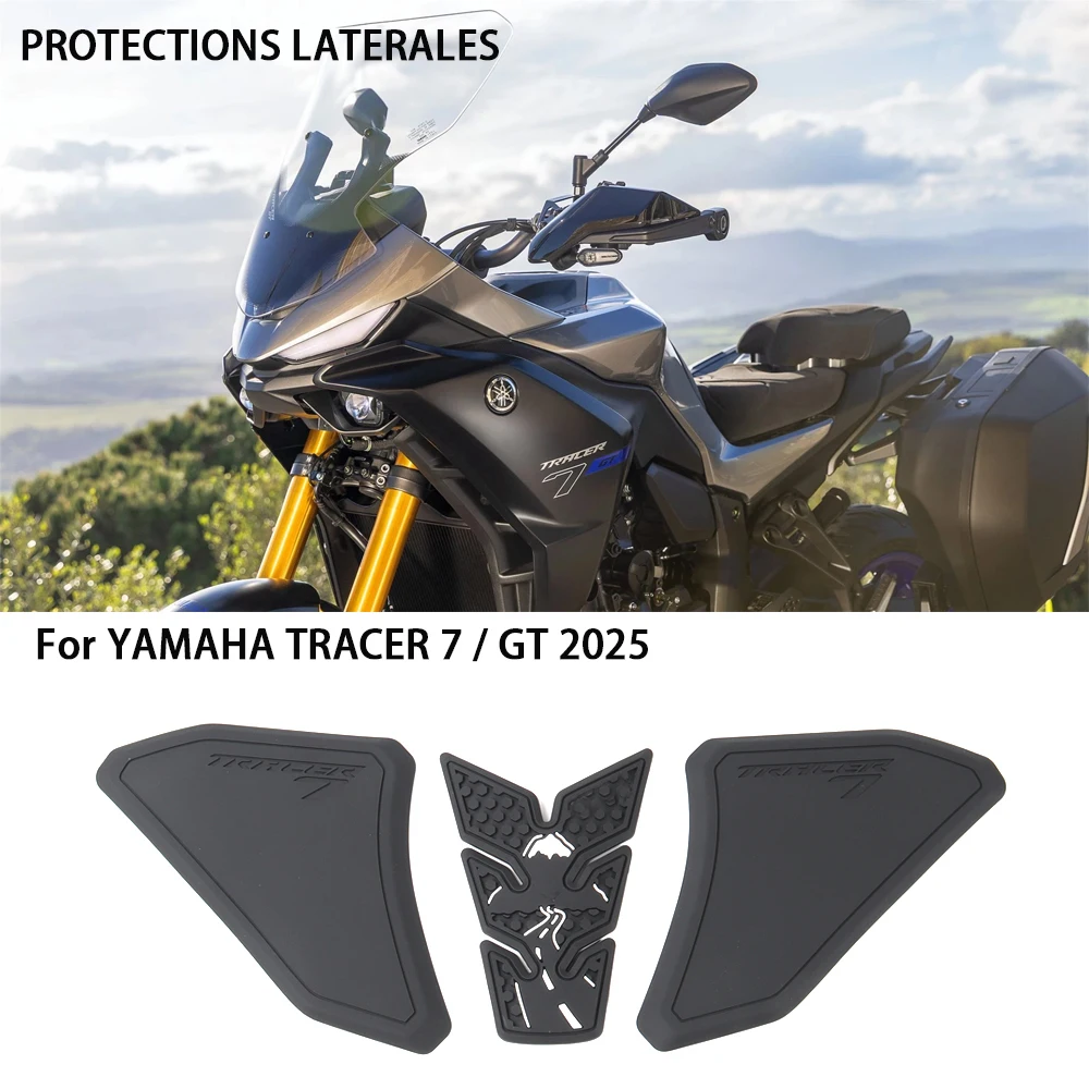 

2025 Motorcycle Non-slip Side Fuel Tank Stickers Waterproof Pad Rubber Sticker For Tracer 700 GT Tracer 7 GT 2025