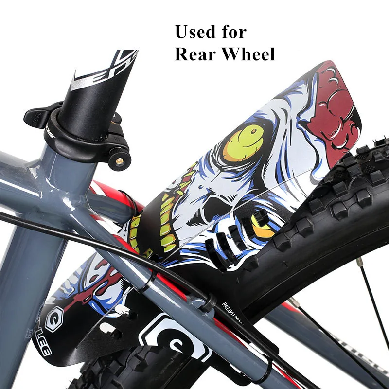 1pc Reflective Mudguard MTB Bicycle Fender Suitable for Front Fork Rear Wheel Fender Reflective Mud Guard Cycling Parts