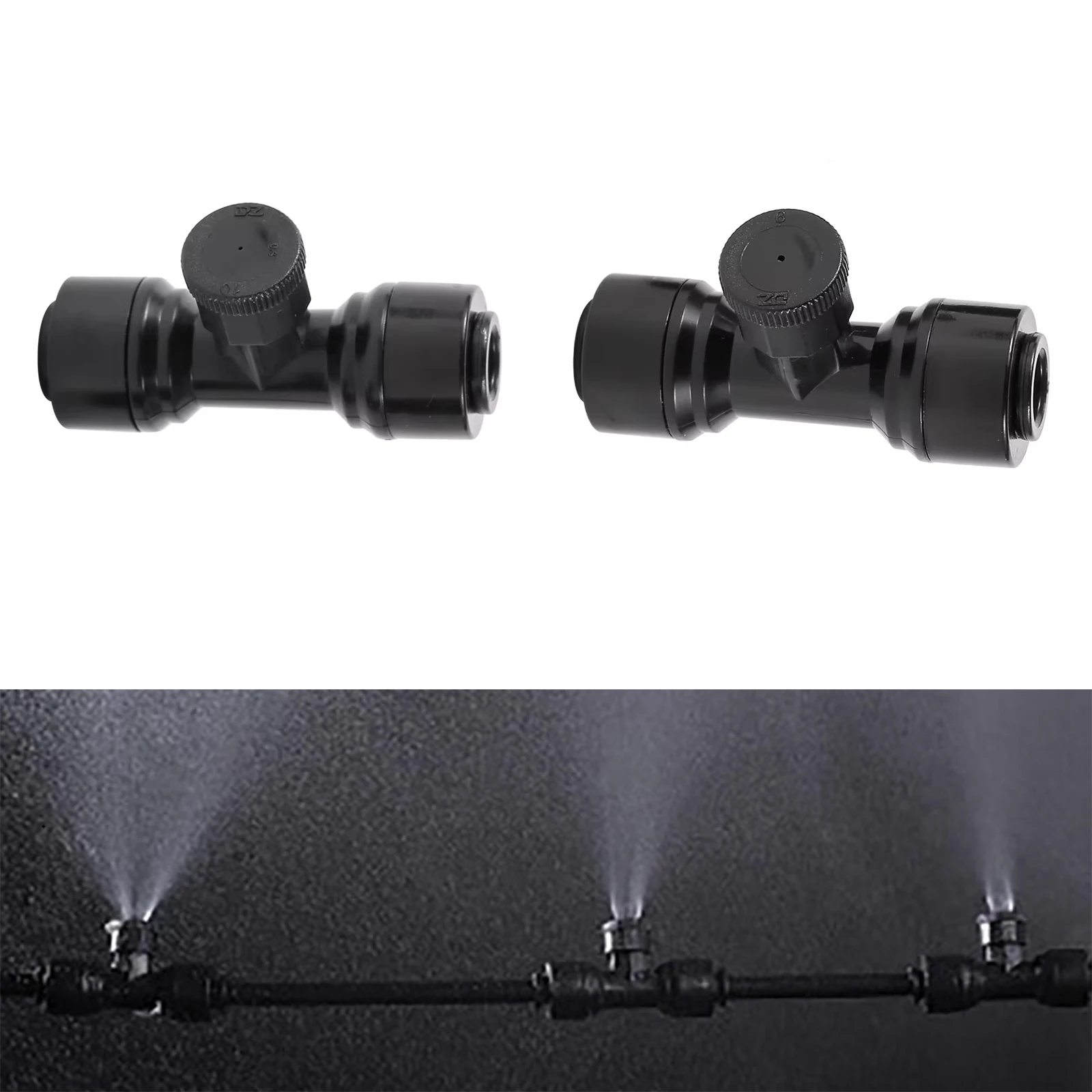0.3Mm 0.5Mm Low-pressure Misting Nozzles Fog Nozzles For Patio Misting System Outdoor Cooling System Garden Humidify Tool 10Pcs