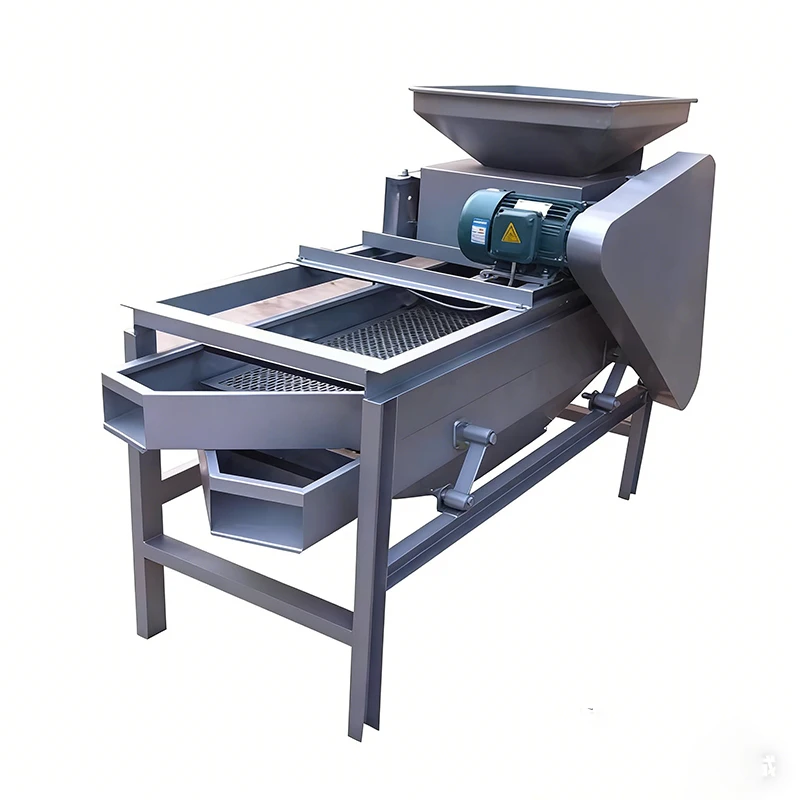 Commercial Automatic Walnut Cracking Machine Nuts Pecan Almond Cracker Sheller Shelling Machine Nut Crushing Machine Customized view 2