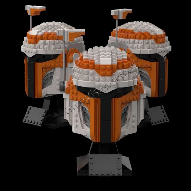626 قطعة خطة النجوم MOC خوذة مخصصة ماندو زاك MOC سفينة الفضاء معركة نموذج بنة العمارة التعليم التجمع لعبة مجسمة