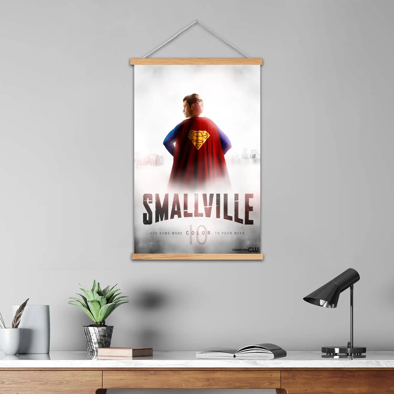 smallville Framed Wall Painting Canvas Art Poster and Wall Art,  Modern Family Bedroom Decor, Posters,Decorative painting - view 2