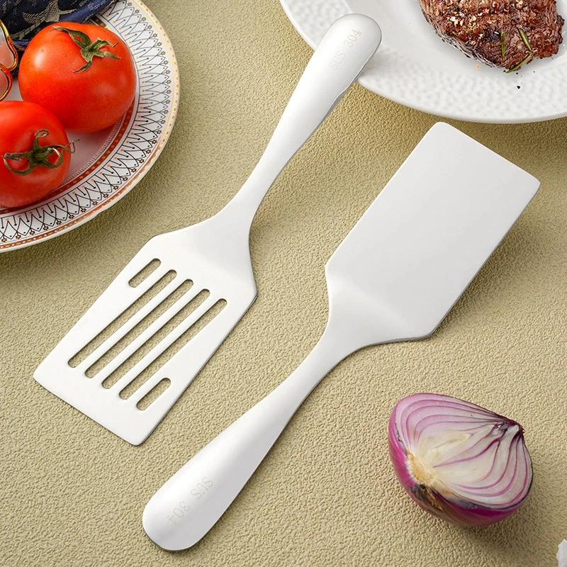 ملعقة صغيرة من الفولاذ المقاوم للصدأ، ملعقة شواء، ملعقة شواء، مجرفة قلي صغيرة من الفولاذ المقاوم للصدأ، مجرفة طبخ عقلية