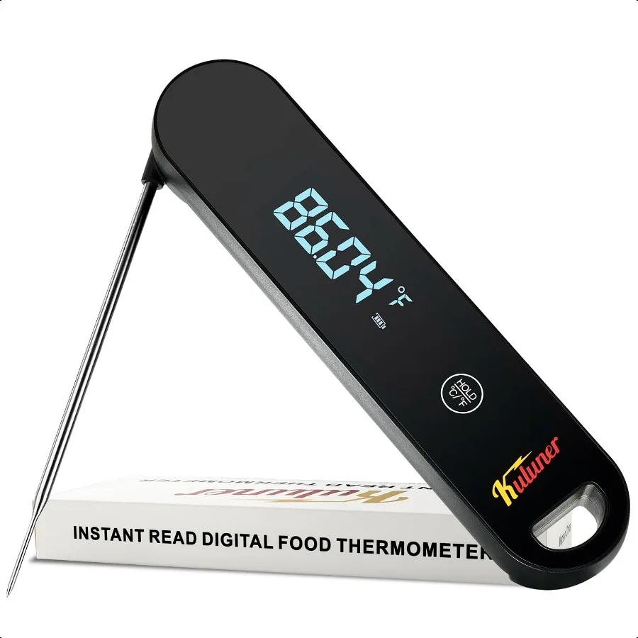 

Новейший термопарный термометр для мяса с мгновенным считыванием DigitalFaster L, чем 0,6 секунды, IP67, водонепроницаемый термометр S