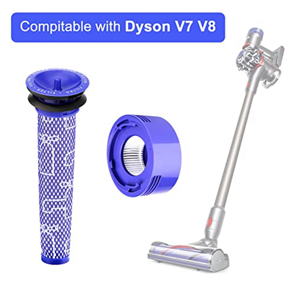 4Pack Filter Replacement for Dyson V7, V8 Animal and V8 Absolute Cordless Vacuum Cleaner HEPA Filter Replacements