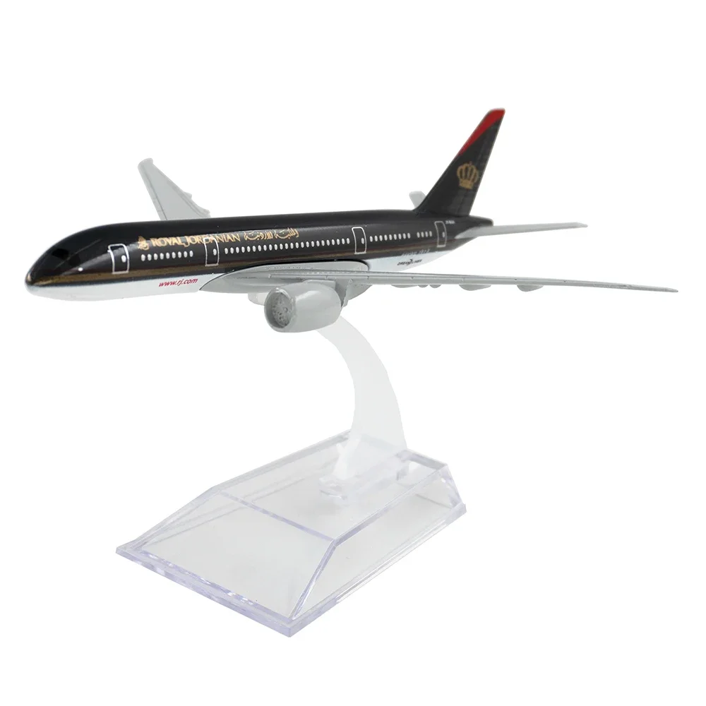 1/400 نموذج طائرة بوينغ 787 الملكي الأردن 14 سنتيمتر المعادن B787 طائرة الأطفال هدية لجمع غرفة الديكور