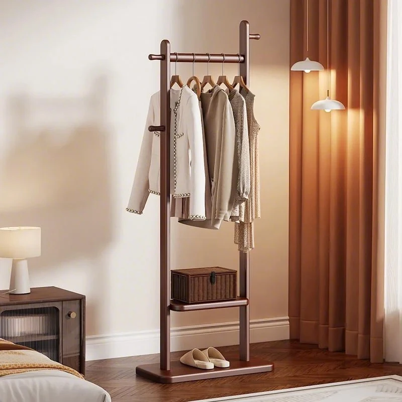Perchero De pie De estilo nórdico, Perchero De madera De lujo moderno, Perchero Modular De lujo Interior, muebles De armario