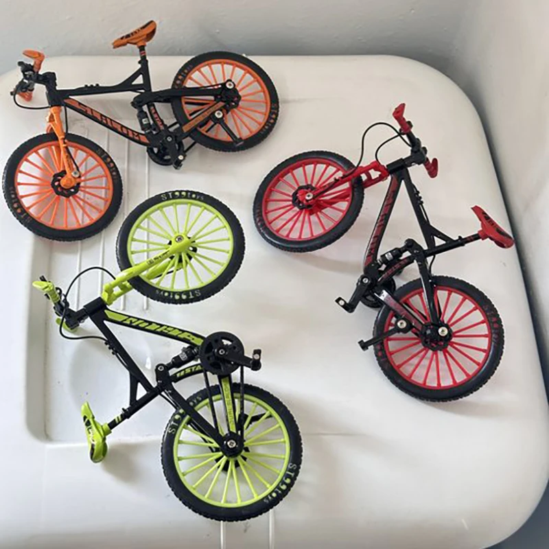 1:8 Model Mini Alloy Bicycle Diecast Simulation Finger Mountain Metal Bikes Die-casting Ornaments Collection Gifts Toys for boys