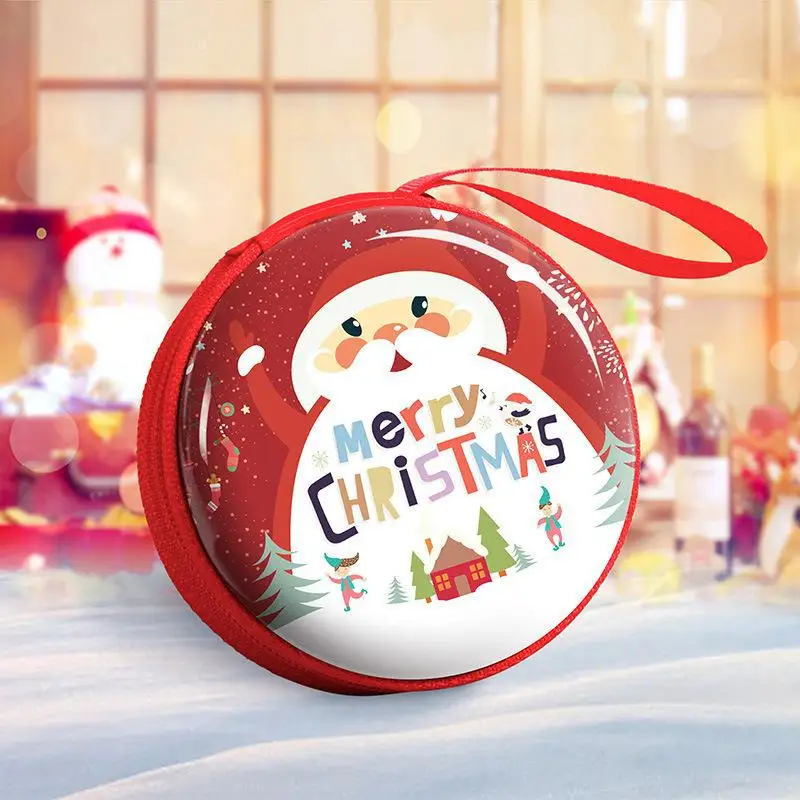 Navidad 2024 Christmas Ornaments for Home Merry Christmas Gift Coin Bag Noel Enfeites De Natal Cristmas Decor New Year 2024