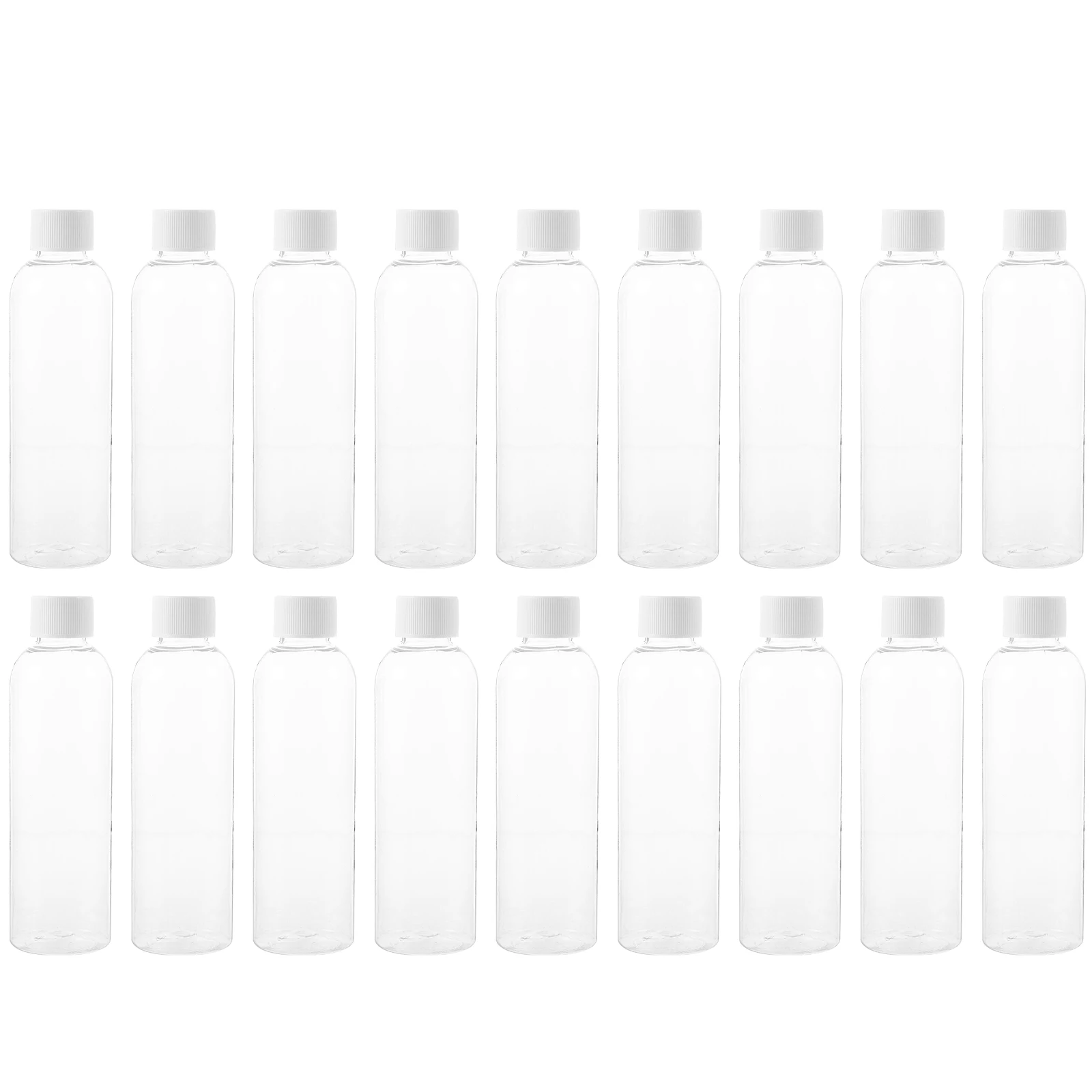 

20 Pcs Reusable Water Bottles Bulk Plastic Juice Containers Empty Small with Caps