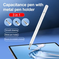 3-in-1 Capacitive Stylus For Touch Screen Stylus Pen For Tablet Touch Pen For Cell Phone Universal Capacitive Pencil For Phone