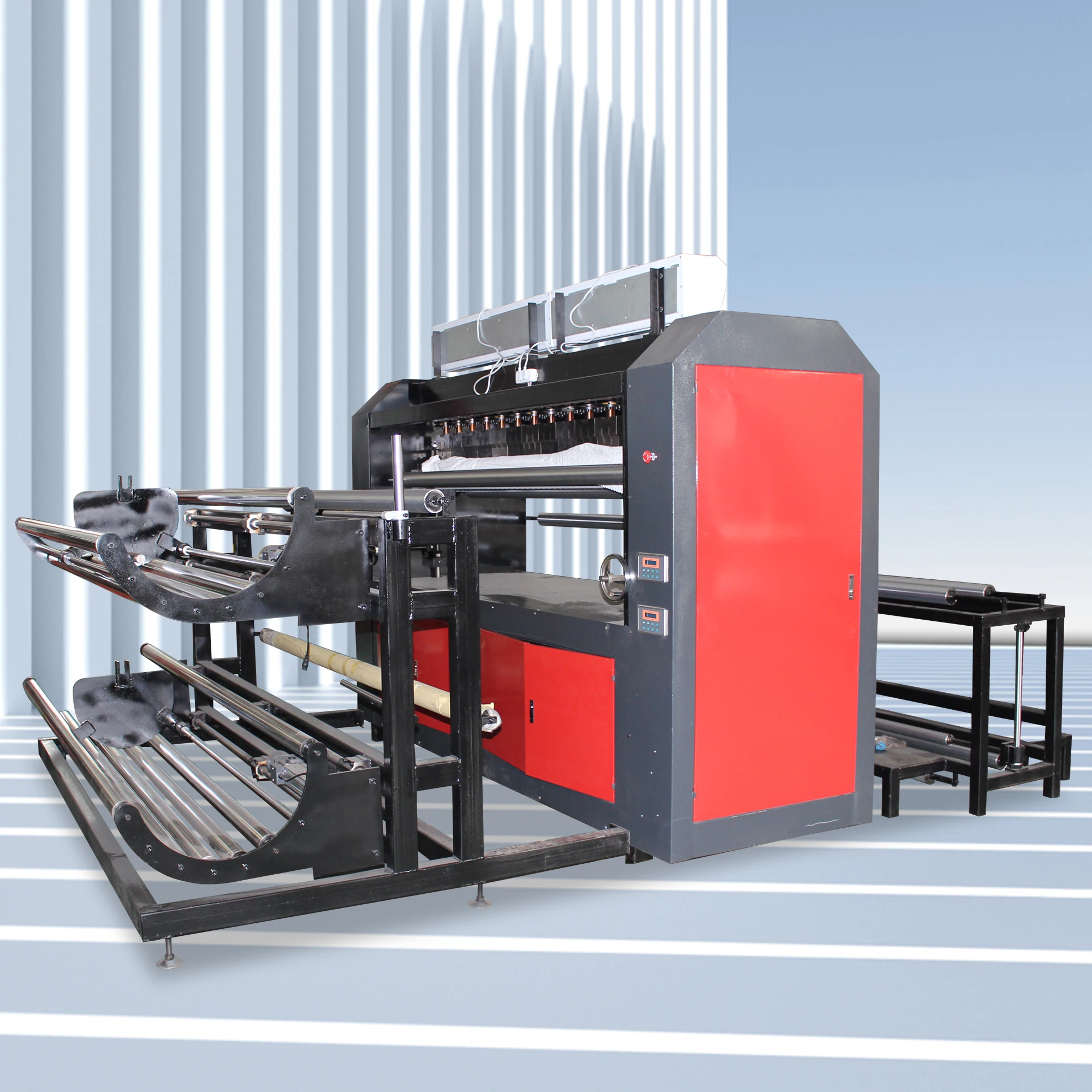 Prodotto di alta qualità AH-SC1000-3500 Macchina da taglio per tessuti in microfibra ad ultrasuoni da 20 KHz a risparmio energetico e trasversale//