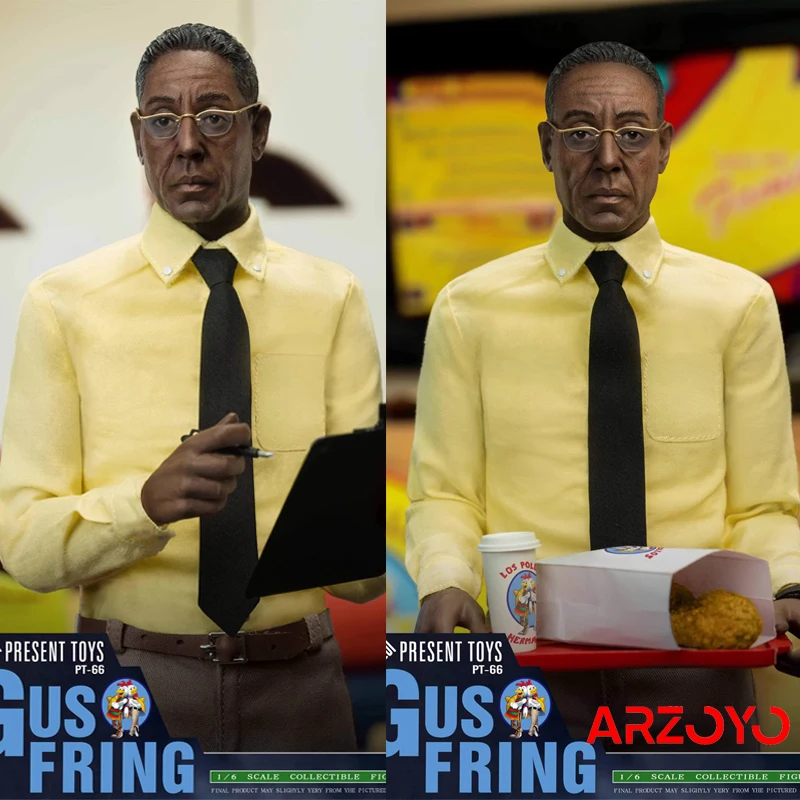 PRESENT TOYS PT-sp66 1/6 Gus Fring Action Figure Giancarlo Esposito 12'' Male Soldier Figurine Full Set Collectible Toy