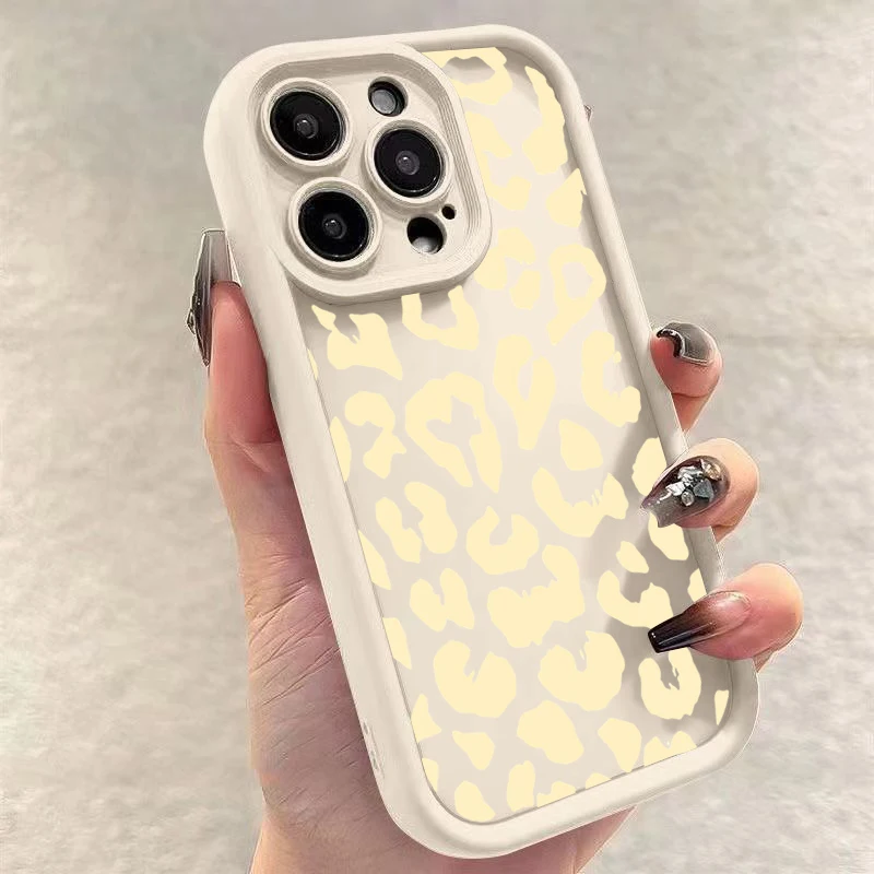 Leopard Print Shockproof Phone Case for Xiaomi 14T Pro 13T 12T Cases Xiaomi 15 14 13 12 11 Lite 5G Soft Protective Back Cover - view 2
